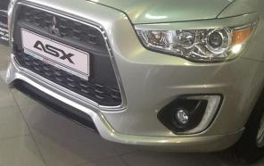 Обвес(Тюнинг) на Mitsubishi ASX (юбка передняя,реснички )