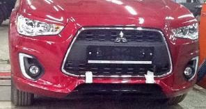 Обвес(Тюнинг) на Mitsubishi ASX (юбка передняя,реснички )