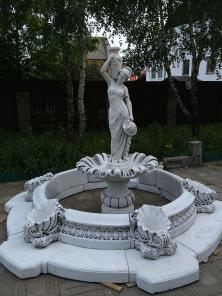 Фонтана из бетона "Гречанка" 1800 кг. Ф270 см. Производство Беларусь