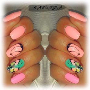 Маникюр, Shellac, укрепление натуральных ногтей, наращивание ногтей