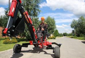Мини-экскаватор прицепной HBP-9 (220.000 руб.)