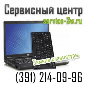 Замена клавиатуры ноутбука.