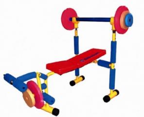 Детский тренажер Larsen "Baby Gym" СКАМЬЯ ПОД ШТАНГУ артикул: LEM-KWB001