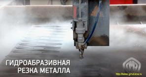 Гидроабразивная резка металла