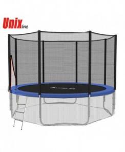 Батут уличный Unix Line 10 ft с сеткой и лестницей