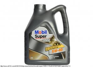 Масло моторное Mobil Super 3000 5w40 (Мобил 5w-40), 4л