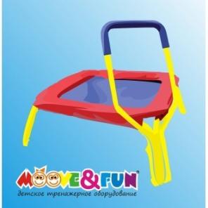 Батут домашний Moove&Fun 36 дюймов квадратный, съемная ручка