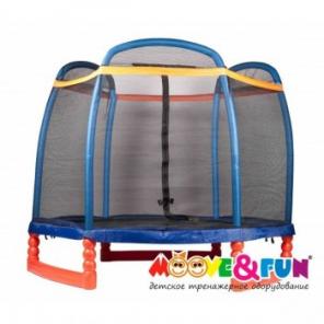 Батут домашний Moove&Fun гексагональный 7 ft 2.15m