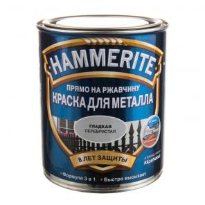 Hammerite краска алкидная для металлических поверхностей гладкая глянцевая 2,5л