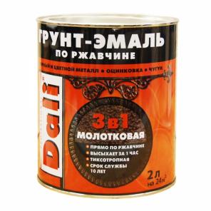 Эмаль молотковая DALI 2л