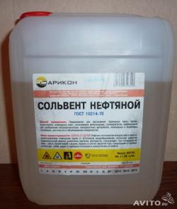 Сольвент нефтяной канистра 10 л