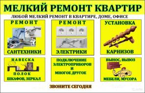 Мастер на час. Выезд в течении часа