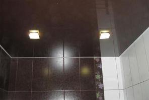 Натяжной потолок "1.7м2" в душевую