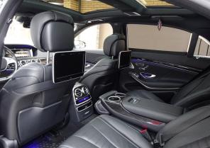 Аренда авто с водителем в Минске. Mercedes W222 S500 Long.