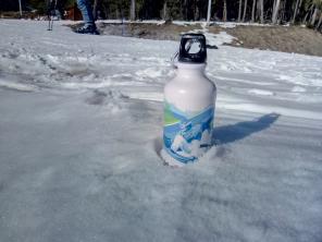 Алюминиевая фляжка с ярким принтом