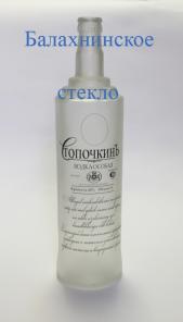 Стеклобутылки бесцветные и декорированные