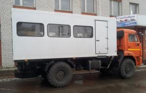 Вахтовый автобус КАМАЗ полный привод, КАМАЗ 43502