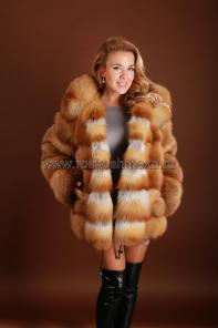Меховые куртки из лисы и чернобурки