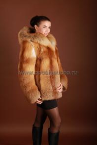 Куртка из меха рыжей лисы арт.: 5733.