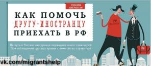 Помощь иностранным гражданам в оформлении документов.