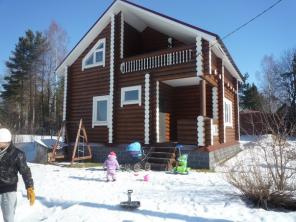 Бревно ручной рубки, производство и продажа срубов Калужское шоссе.