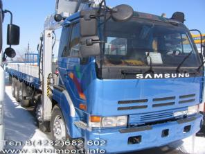 Бортовой с КМУ Samsung 2004г. борт 25т. стрела 7т.
