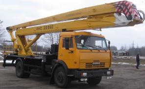 Сдается в аренду Автовышка 28 м. Коленчатая Камаз ПСС-121.28