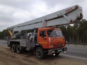 Сдается в аренду Автовышка 32 м. Коленчатая Камаз АГП-30