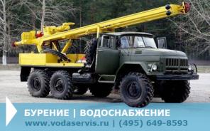 Скважина под ключ с насосом и кессоном