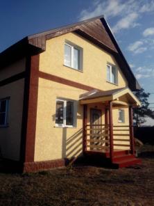 Дом 120 м² на участке 8 сот. Газобетон.