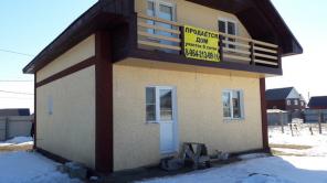 Дом 120 м² на участке 8 сот. Газобетон.