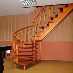 Изготовление деревянных лестниц на заказ качественно от производителя.