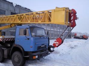 Срочная продажа нового автокрана 32т на шасси КАМАЗ 8х4