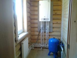 Дом с газом бревно г. Малоярославец Киевское Калужское шоссе