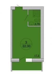Квартира в Краснодаре.