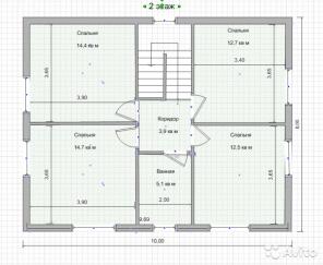 Дом 190 м² на участке 6 сот.