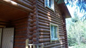Дом из бревна 170 м² на лесном участке 24 сот. 70км от МКАД