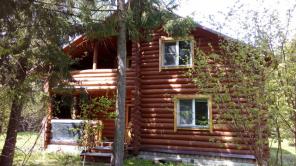 Дом из бревна 170 м² на лесном участке 24 сот. 70км от МКАД