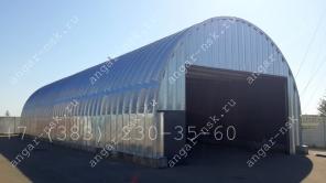 Производство и установка бескаркасных ангаров.