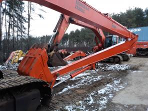 Продам б/у экскаватор Хитачи Hitachi ZX200 удлиненное оборудование 16 м Long Reach оригинал Япония