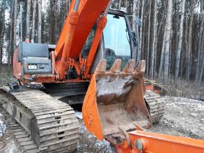 Продам б/у экскаватор Хитачи Hitachi ZX200 удлиненное оборудование 16 м Long Reach оригинал Япония