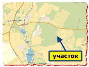 Участок, Красное Село, 5 км Пушкинского шоссе, СНТ Здоровье-3