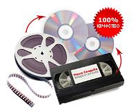 Перезапись видео и аудио кассет, кинопленок 8мм и16 мм, слайдов и фото на CD,DVD,HDD