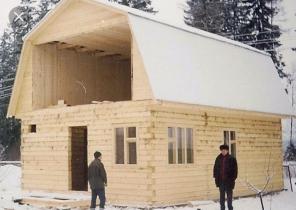 Плотники. Бригада строителей