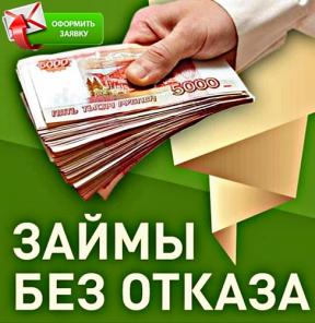Кредит без залога и поручителей, даже с отрицательной КИ