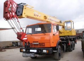 Аренда автокрана 25т