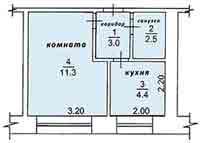 Продам 1-к квартиру 22 кв.м