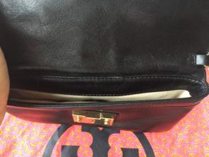 Клатч tory burch черный кожа сумка женская аксессуар оригинал кожаная бренд