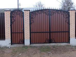 Автоматические откатные ворота под ключ