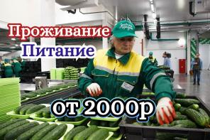 Работа Вахта 15-15 Москва Еда+Жильё Упаковщик